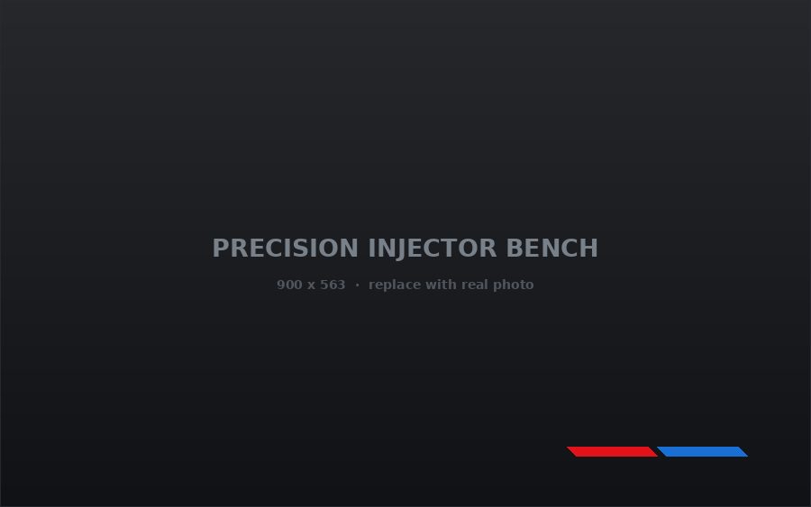 Injector and pump test bench